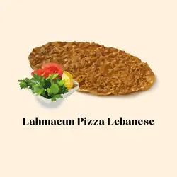 Lahmacun Pizza Lebanese